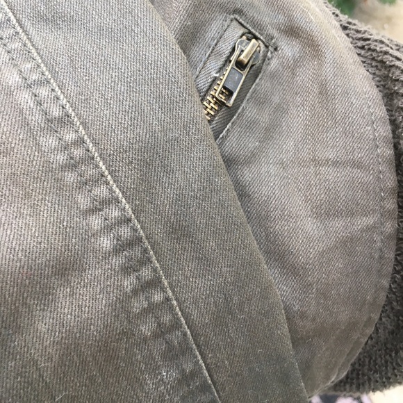 Free people Moro Drape Front Jacket olive color 0 - Picture 9 of 11